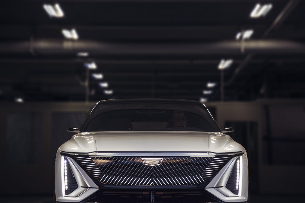 Cadillac LYRIQ pairs next-generation battery technology with a bold design statement which